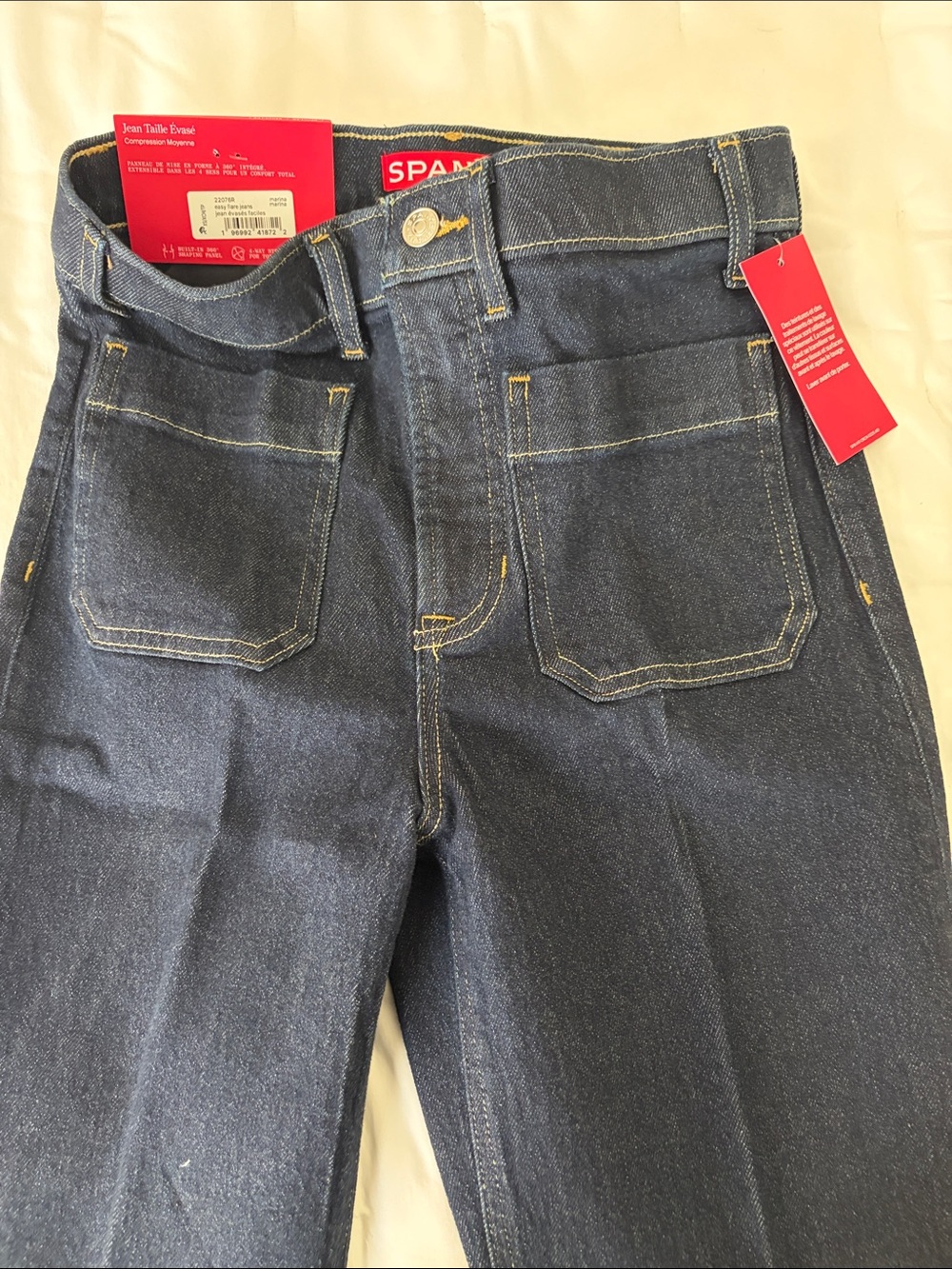 SPANX Men’s Indigo Straight-Leg Jeans